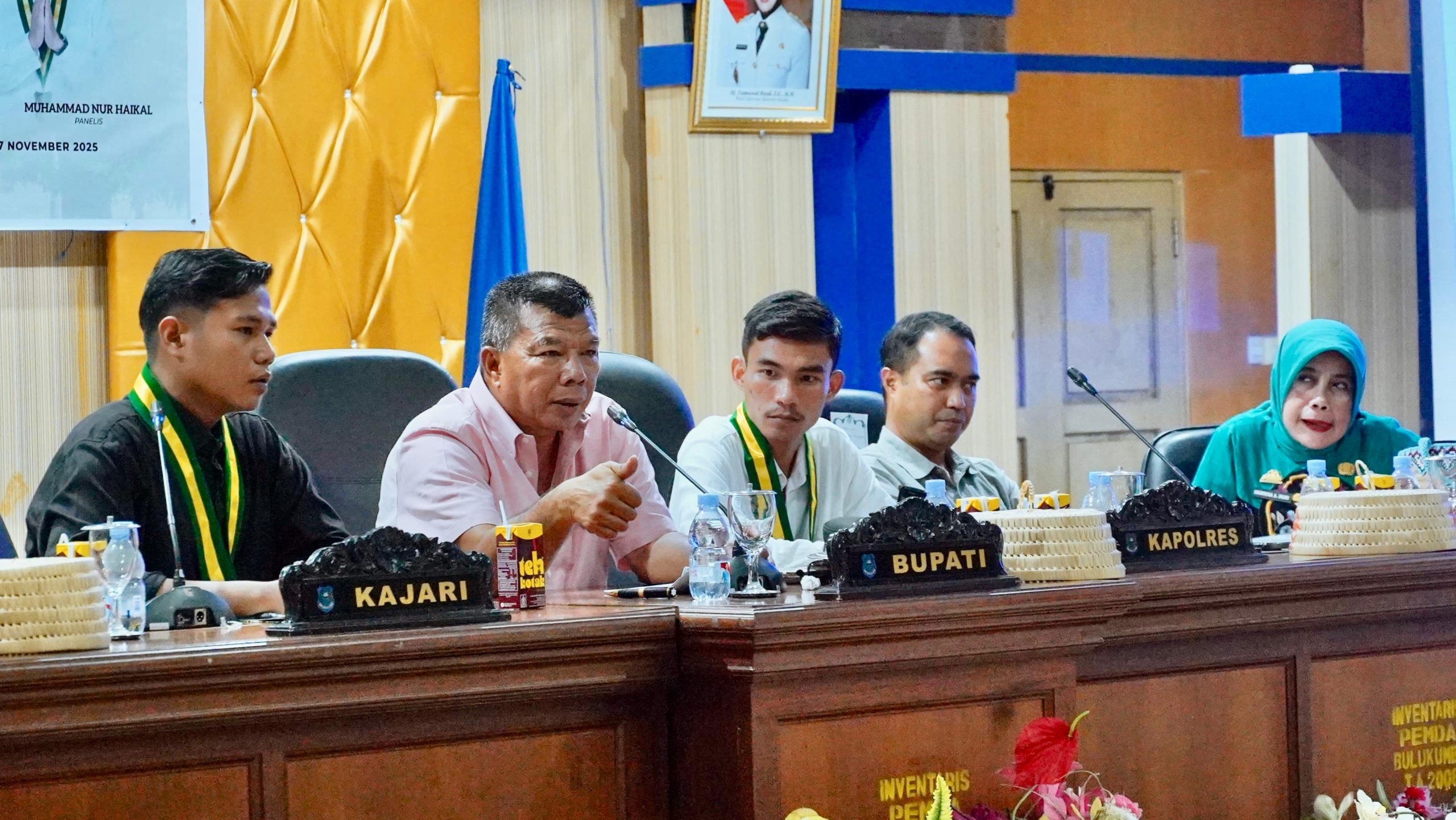 Bupati Bulukumba Andi Muchtar Ali Yusuf menghadiri FGD SEMMI Bulukumba membahas penguatan SDM, ekosistem pendidikan, dan penandatanganan komitmen bersama guru serta Disdikbud Bulukumba.
