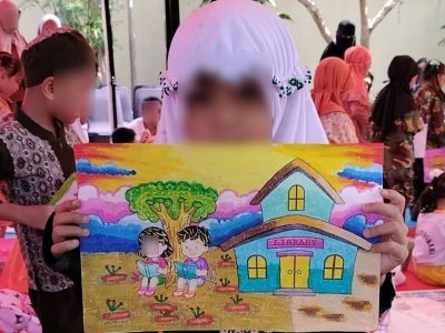Viral protes orang tua peserta lomba mewarnai di Festival Literasi Bulukumba 2025.
