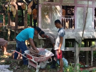 Rumah Basri Gallarrang yang dihibahkan untuk pembangunan Koperasi Desa Merah Putih Desa Tamalanrea, Kecamatan Bontotiro, Kabupaten Bulukumba.