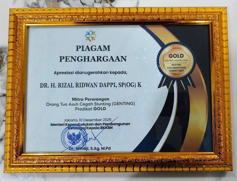 Kabupaten Bulukumba meraih dua Penghargaan GOLD di ajang GENTING Collaboration Summit 2025 melalui Bank Sulselbar dan dr. H. Rizal Ridwan Dappi atas kontribusi besar dalam percepatan penurunan stunting.