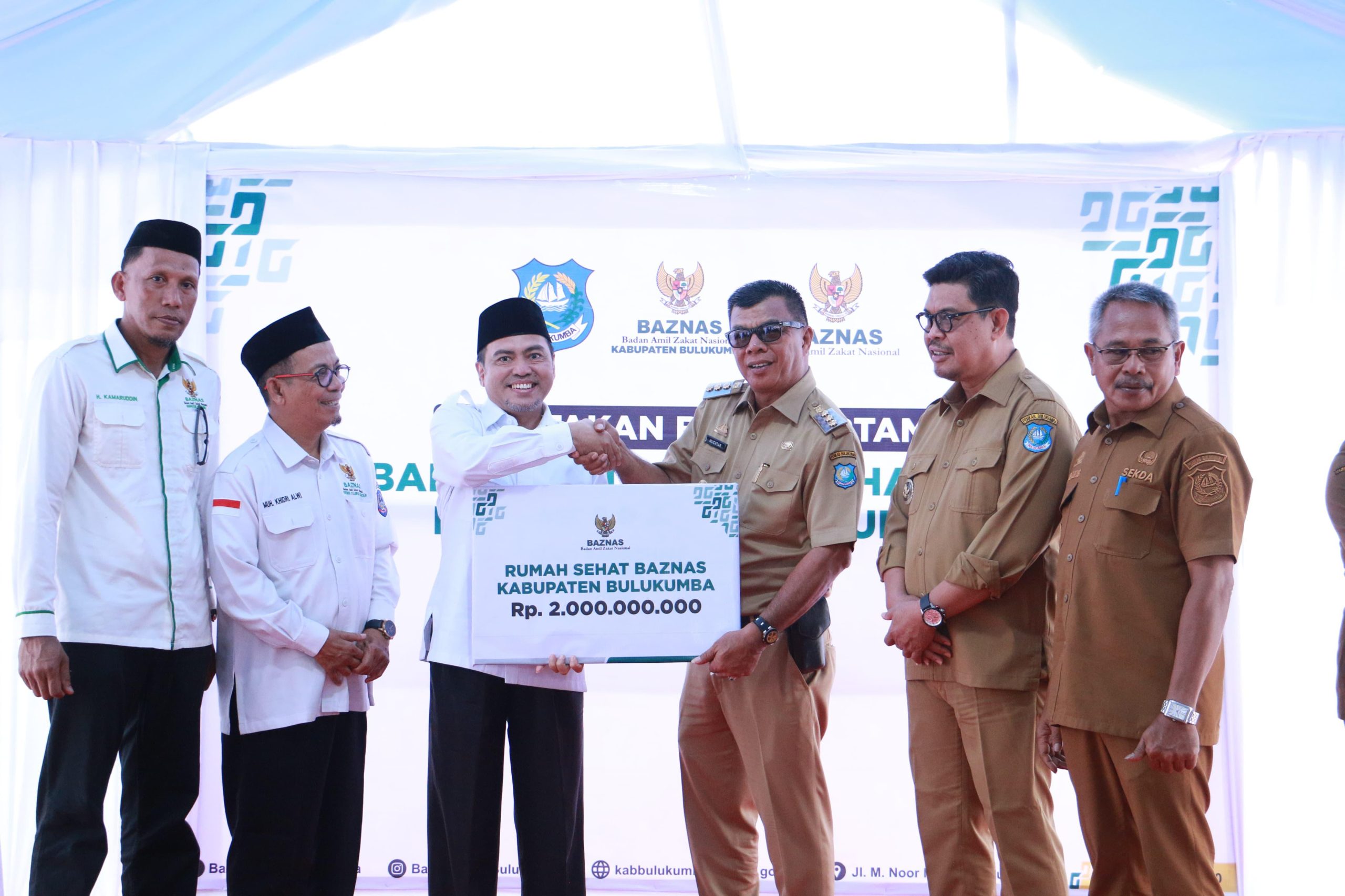 Pemkab Bulukumba bersama BAZNAS RI membangun Rumah Sehat Baznas senilai Rp2 miliar.