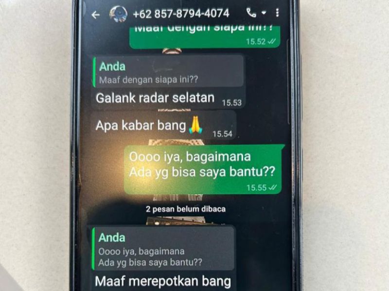 Nama Radar Selatan kembali disalahgunakan oleh oknum tak bertanggung jawab untuk meminta bantuan kepada pejabat di Bulukumba.