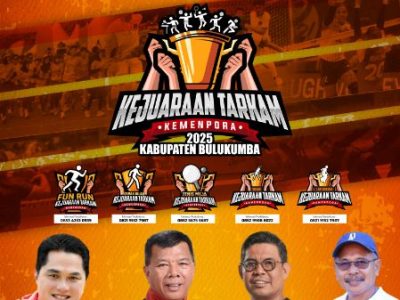 Tarkam Bulukumba 2025 resmi dibuka Bupati Andi Muchtar Ali Yusuf.