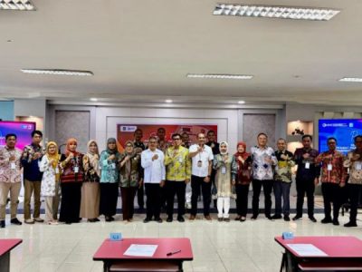 Sekretaris Daerah Bulukumba Muh Ali Saleng bersama seluruh peserta Seleksi Terbuka JPT Pratama Bulukumba di Pusat SKMP LAN-RI Makassar, Senin (29/12/2025)