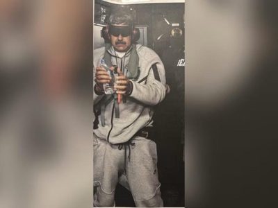 Foto yang diunggah oleh Presiden Amerika Serikat Donald Trump ke platform media sosial Truth Social yang memperlihatkan Presiden Nicolas Maduro yang disebutnya tengah berada di atas kapal perang USS Iwo Jima.