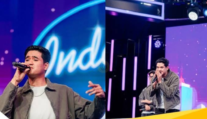 Aditya Prayoga putra asal Kabupaten Bone saat tampil di panggung Indonesian Idol Eliminasi 1