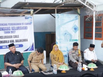 Anggota DPRD Bulukumba H. Safiuddin menghadiri Musrenbang Kelurahan Caile 2027 di Kecamatan Ujung Bulu
