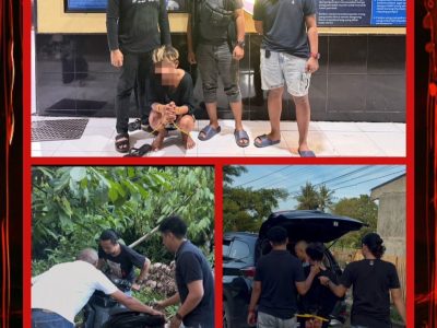 Petugas Resmob Polres Bulukumba mengamankan terduga pelaku curanmor beserta sepeda motor Yamaha Mio M3