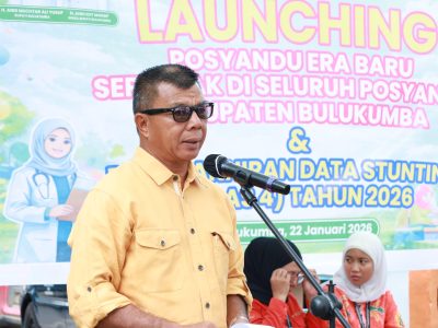 Bupati Bulukumba Andi Muchtar Ali Yusuf launching 605 Posyandu Era Baru Bulukumba.