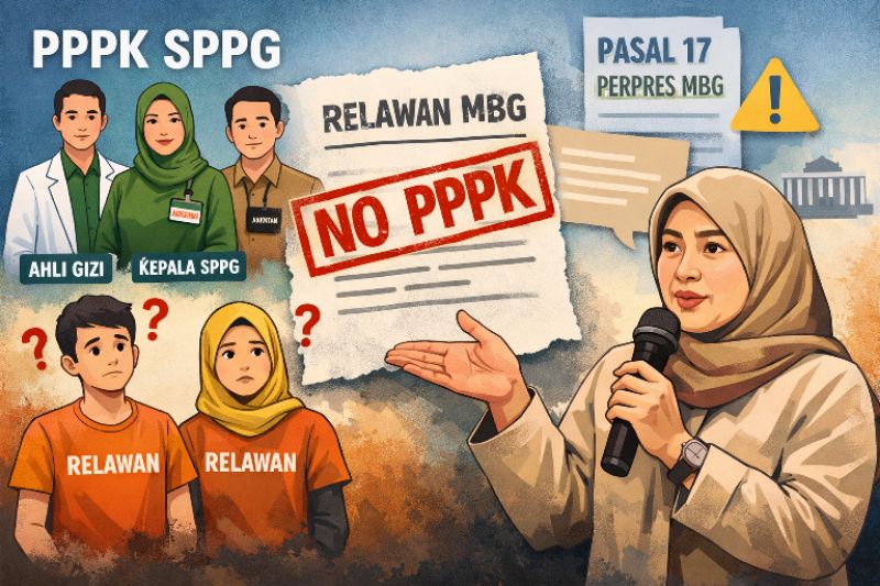 (Ilustrasi) Wakil Kepala Badan Gizi Nasional Nanik S Deyang memberikan keterangan terkait PPPK Program MBG