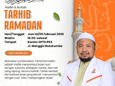 Kegiatan Tarhib Ramadan PKS Bulukumba di Sekretariat DPD PKS Bulukumba