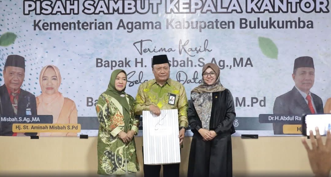 Ketua DPRD Bulukumba Umy Asyiatun Khadijah menghadiri lepas sambut Kepala Kemenag Bulukumba