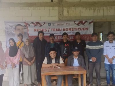 Anggota DPRD Bulukumba, Andi Usdar melaksanakan reses di Dusun Tabbuakan Desa Kahayya Kecamatan Kindang