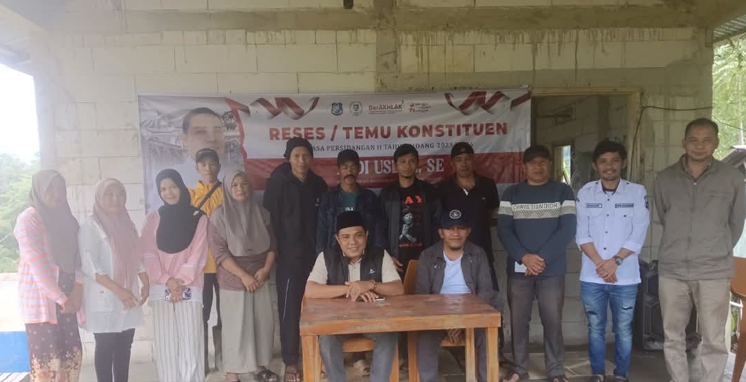 Anggota DPRD Bulukumba, Andi Usdar melaksanakan reses di Dusun Tabbuakan Desa Kahayya Kecamatan Kindang