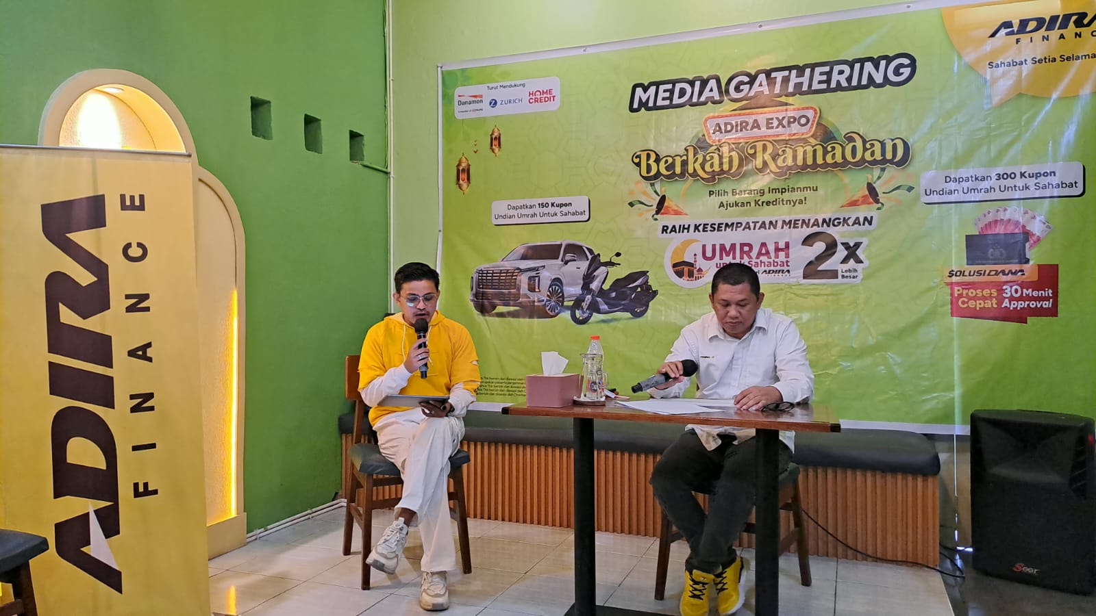 Adira Expo Berkah Ramadan Bulukumba 2026 digelar oleh Adira Finance di Gedung RCC Bulukumba dengan berbagai promo pembiayaan khusus Ramadan.