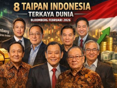 Daftar taipan Indonesia dalam Bloomberg Billionaires Index Februari 2026
