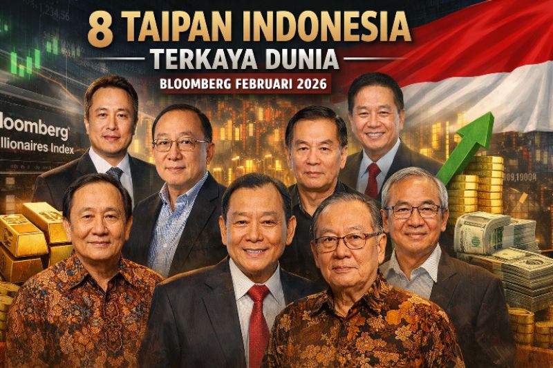 Daftar taipan Indonesia dalam Bloomberg Billionaires Index Februari 2026