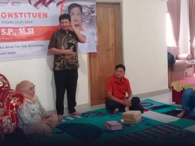 Dr. Supriadi saat reses DPRD Bulukumba di Dusun Sattulua Desa Bonto Bulaeng