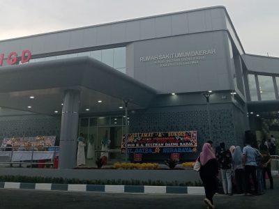 Bupati Bulukumba Andi Muchtar Ali Yusuf meresmikan Pusat Jantung Terpadu RSUD Andi Sulthan Daeng Radja Bulukumba.