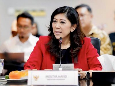 Menteri Komunikasi dan Digital Meutya Hafid menyampaikan pembatasan media sosial anak di bawah 16 tahun