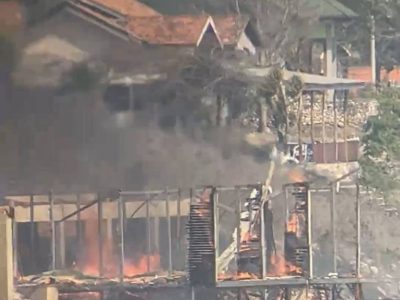 Kondisi Padduppa Resort Bira Bulukumba usai kebakaran yang menewaskan dua karyawan