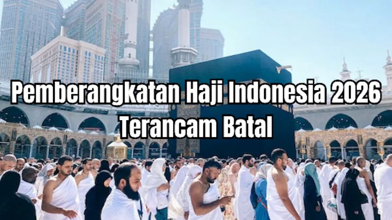 Menteri Haji dan Umrah RI Mochamad Irfan Yusuf menyampaikan kemungkinan pembatalan keberangkatan haji Indonesia 2026 karena situasi keamanan Timur Tengah.