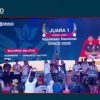 Kontingen atlet junior ORADO Sulawesi Selatan merayakan kemenangan setelah sukses meraih juara 1 pada Kejuaraan Nasional (Kejurnas) Domino ORADO 2026 di Bogor, Jawa Barat, Minggu (26/4/2026).
