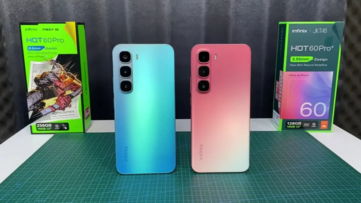 Deretan HP Infinix terbaru 2026 seperti Infinix Hot 60 Pro+, Note 60 Edge 5G dan Smart 20 dengan layar AMOLED dan fitur gaming.