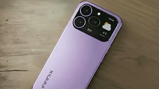 Infinix Note 60 Ultra dengan desain kamera rata tanpa tonjolan dan kamera 200 MP
