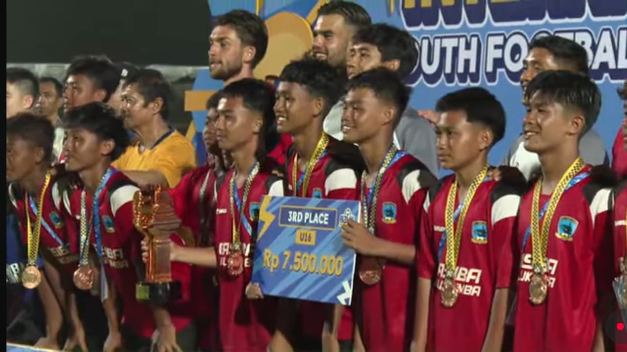 Tim Bulukumba United U-16 meraih juara tiga Turnamen Bali 7s 2026 di Training Center Bali United Gianyar
