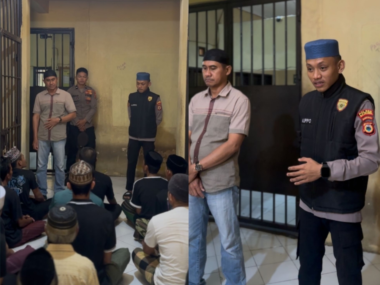 Kegiatan Binrohtal Polres Bulukumba di Masjid Namirah dan pembinaan rohani bagi tahanan Rutan Polres Bulukumba