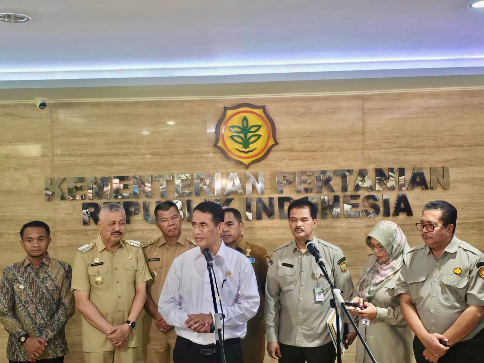 Bupati Bulukumba Andi Muchtar Ali Yusuf menghadiri Rakornas Mitigasi Kekeringan Lahan Pertanian di Kementerian Pertanian Jakarta Selatan