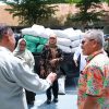 Penyerahan simbolis bantuan 10 ton benih padi unggul dari Kementerian Pertanian kepada Pemkab Bulukumba di Kantor Dinas Pertanian