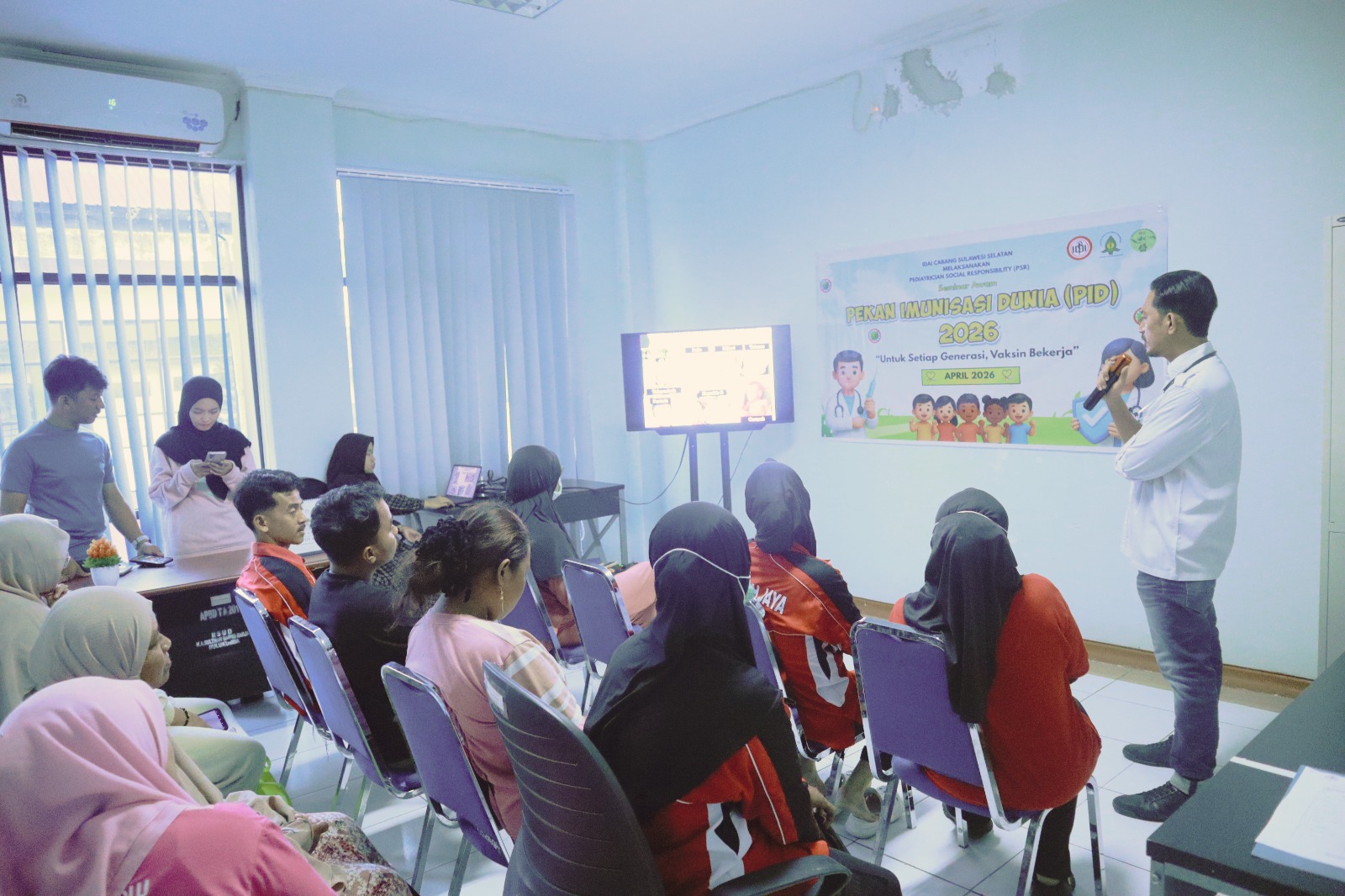 Seminar imunisasi RSUD Bulukumba bersama IDAI Sulsel dalam rangka Pekan Imunisasi Dunia 2026