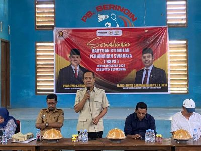 Sebanyak 46 warga Kecamatan Ujung Loe menerima bantuan bedah rumah melalui program BSPS 2026 di Kabupaten Bulukumba.