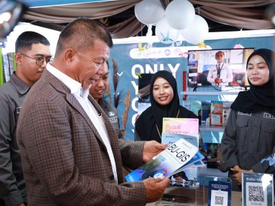 Bupati Bulukumba Andi Muchtar Ali Yusuf saat membuka puncak kegiatan PINISI 24 yang menampilkan 101 inovasi karya CPNS Formasi 2024 di Gedung Pinisi, Rabu 6 Mei 2026.