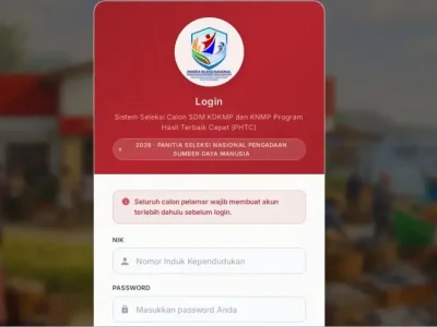 Peserta rekrutmen KDKMP 2026 menantikan pengumuman hasil tes kompetensi yang dijadwalkan berlangsung pada 17–19 Mei 2026 sebelum melanjutkan ke tahap Seleksi Kompetensi Tambahan (SKT).